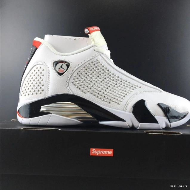 Kicked Out Shoe Store Jordan Retro Air 14 BV7630-106 White 0708